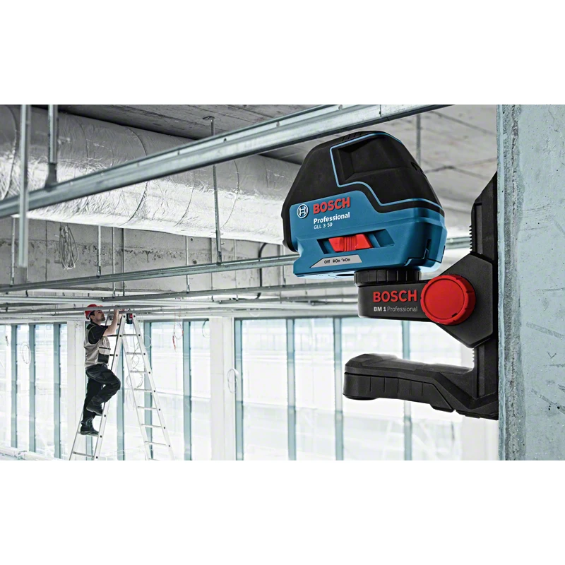 Линеен лазерен нивелир BOSCH GLL 3-50 Professional, до 10-50м, L-Boxx